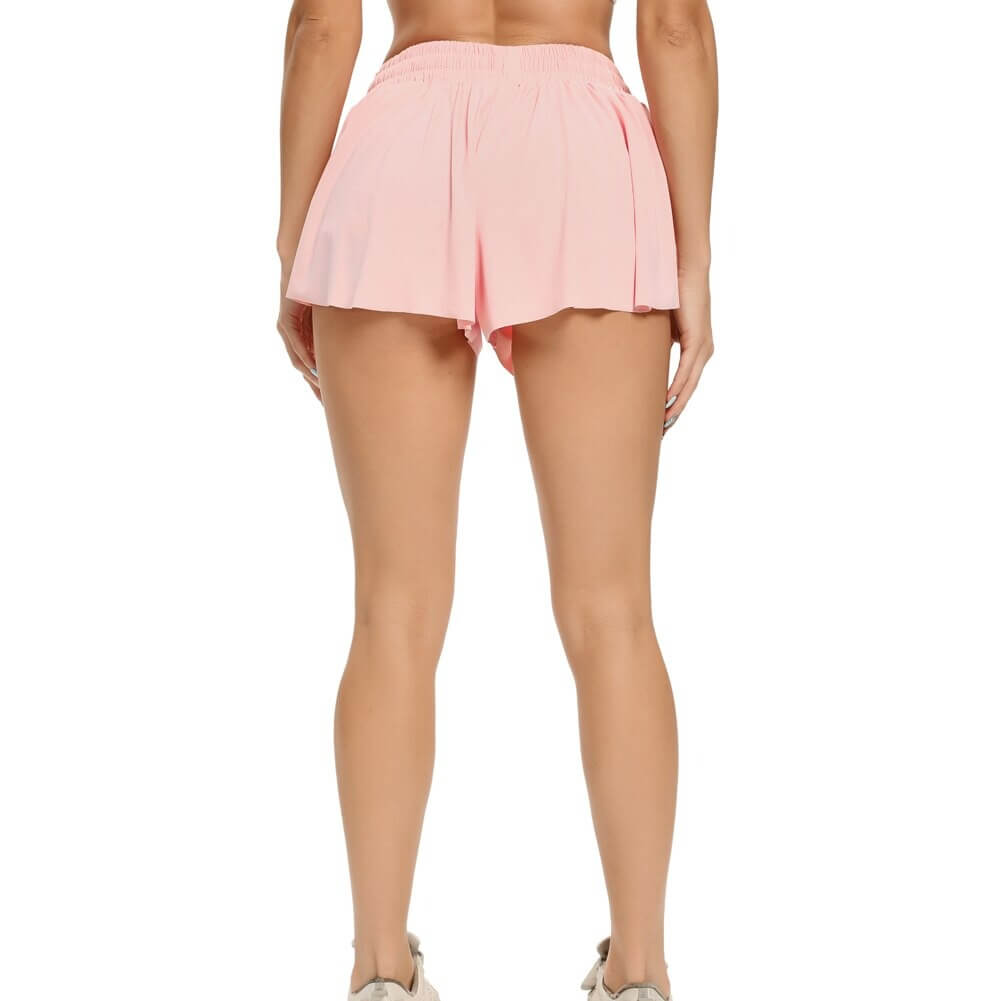 Kvinders 2-i-1 Fitnessshorts Trendy