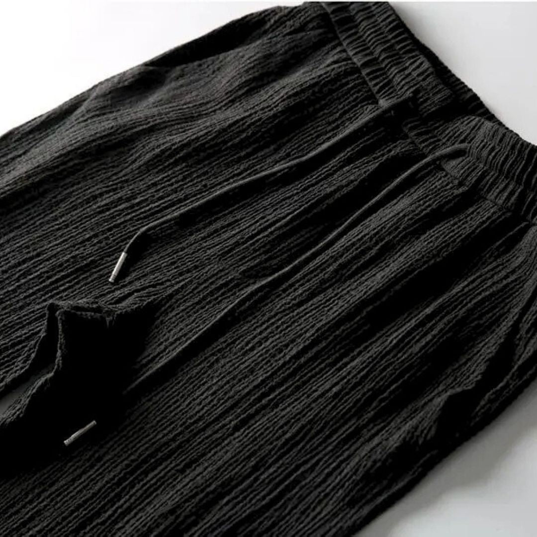 Kvinders Afslappet Sæt Linned Let Materiale