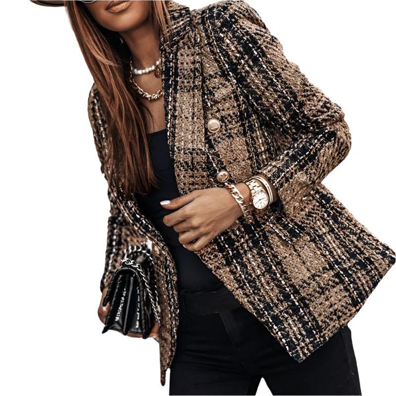 Kvinders Blazer Ternet Stilfuld