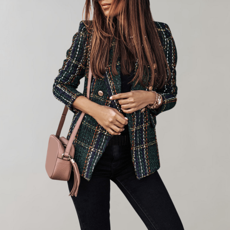 Kvinders Blazer Ternet Stilfuld