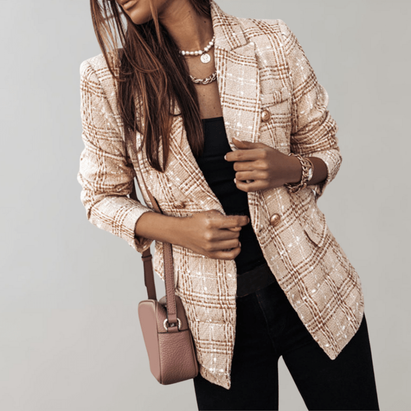 Kvinders Blazer Ternet Stilfuld