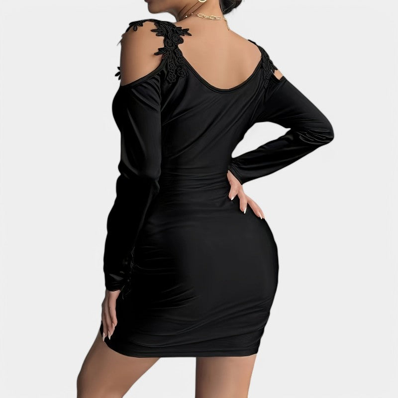 Kvinders Bodycon Kjole Langærmet Satin