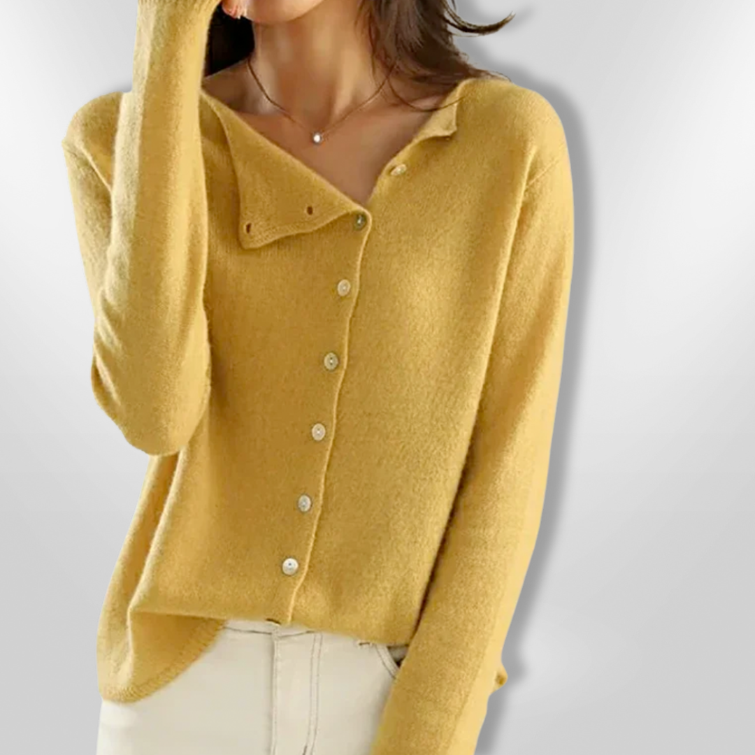 Kvinders Cardigan Åben Stil Cashmere