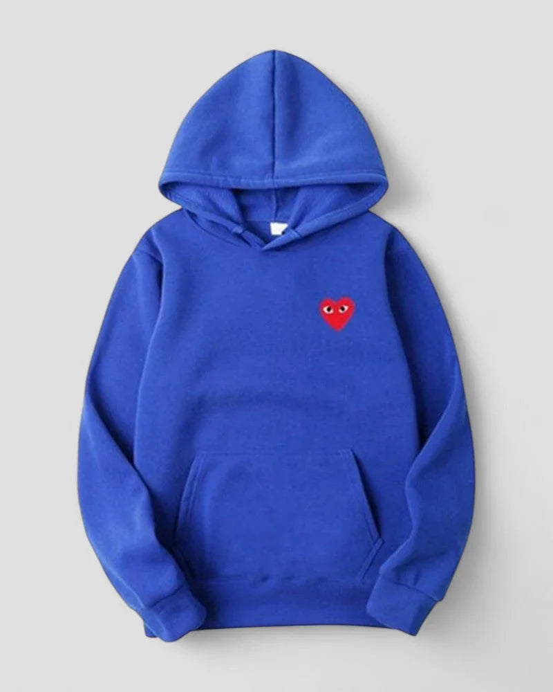 Kvinders Casual Hættetrøje med Broderet Design