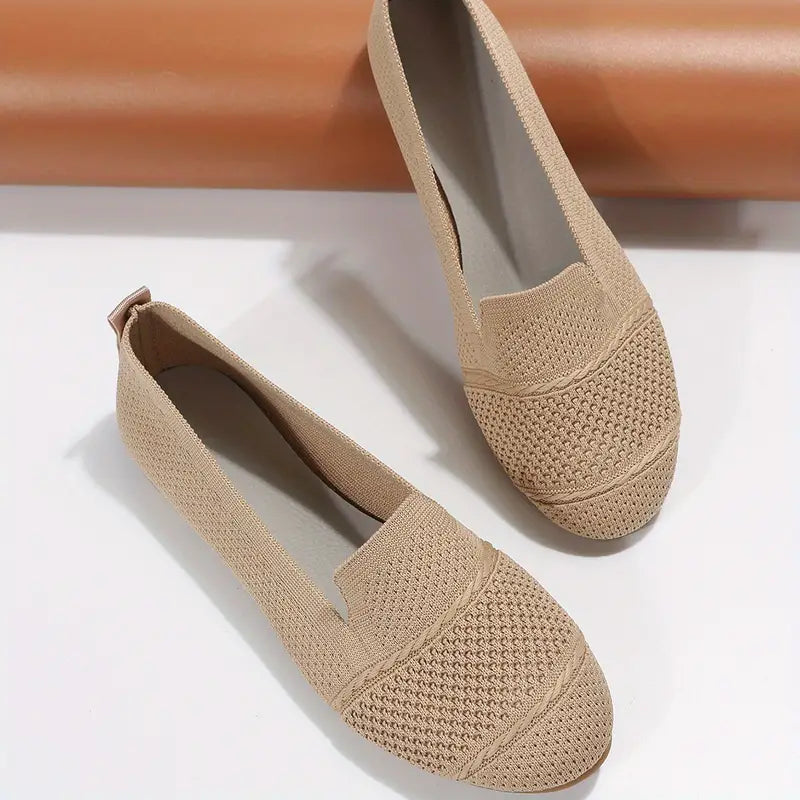 Kvinders Casual Loafers Slip-Ons Furry For Åndbare Materialer