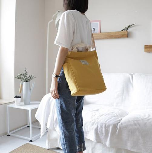 Kvinders Casual Skuldertaske med Patchwork Design