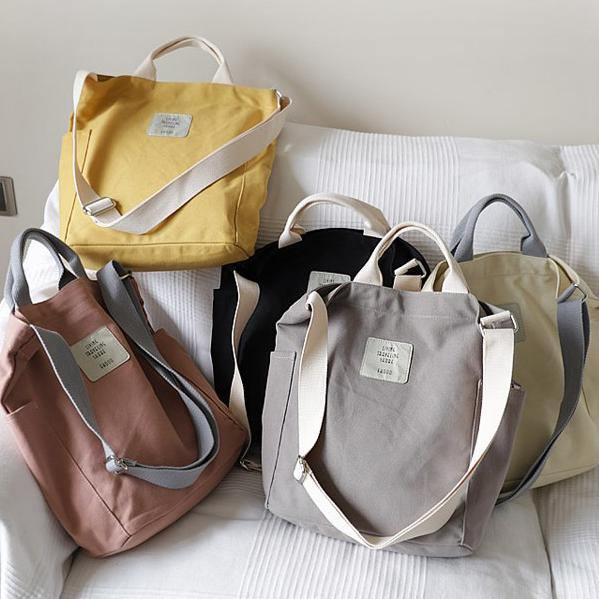 Kvinders Casual Skuldertaske med Patchwork Design