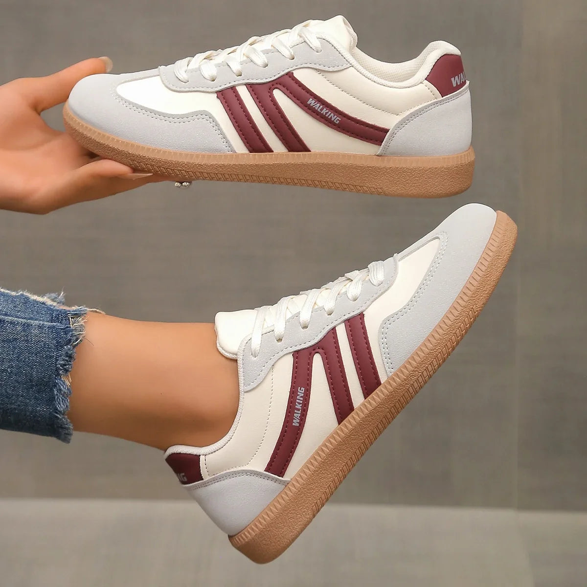 Kvinders Gå Sneakers Letvægts Støtte