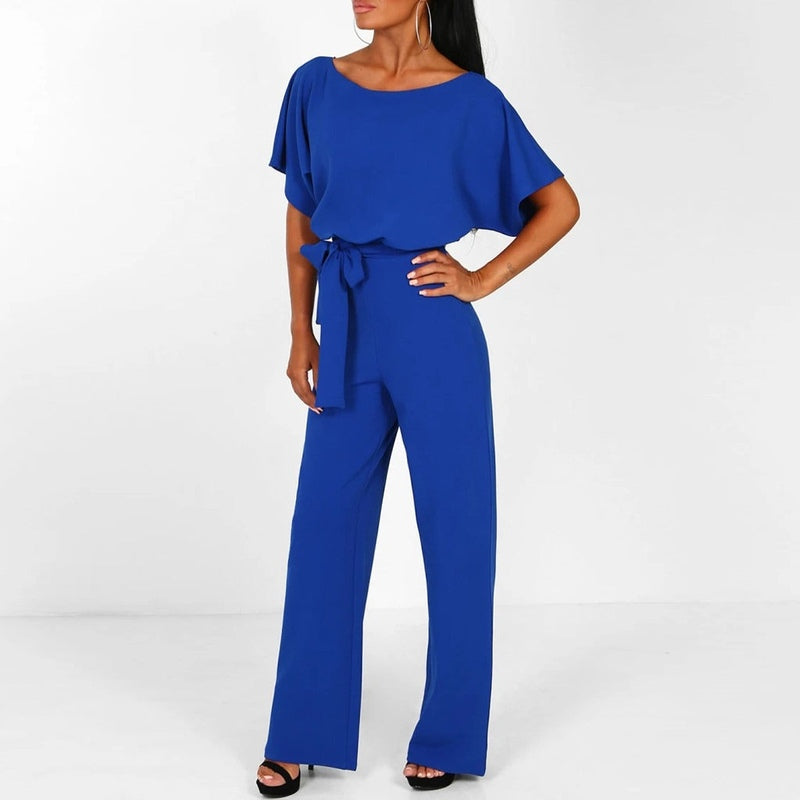 Kvinders Jumpsuit Med Laced Talje