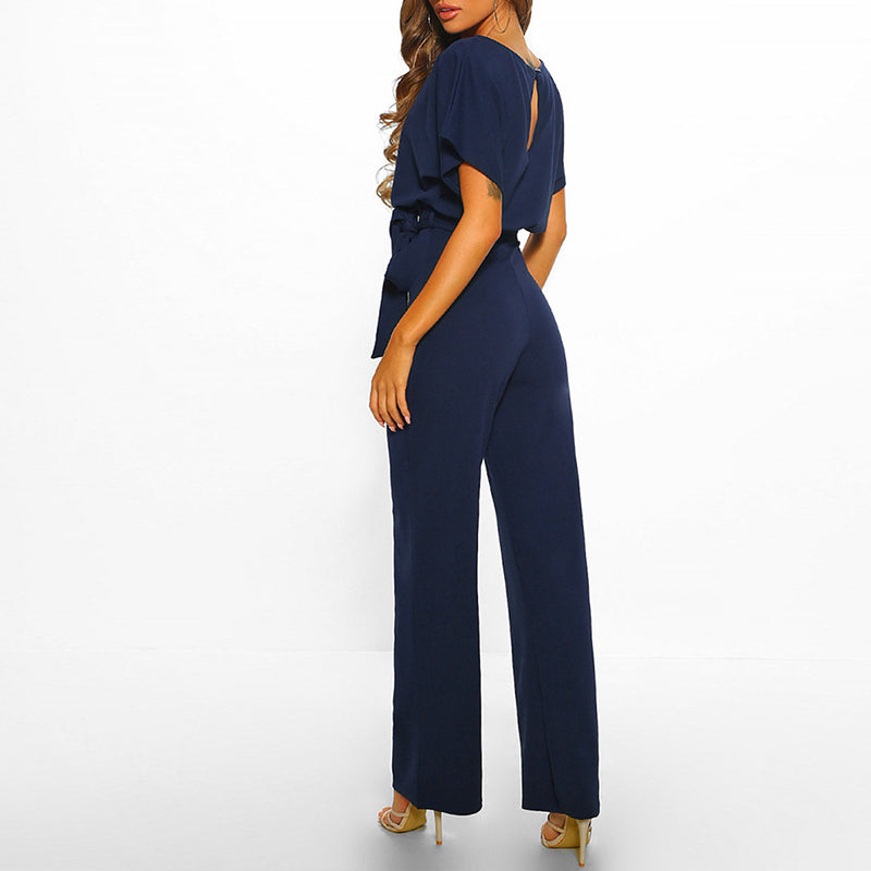 Kvinders Jumpsuit Med Laced Talje