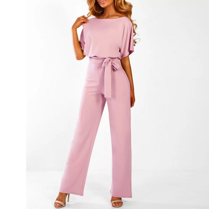 Kvinders Jumpsuit Med Laced Talje