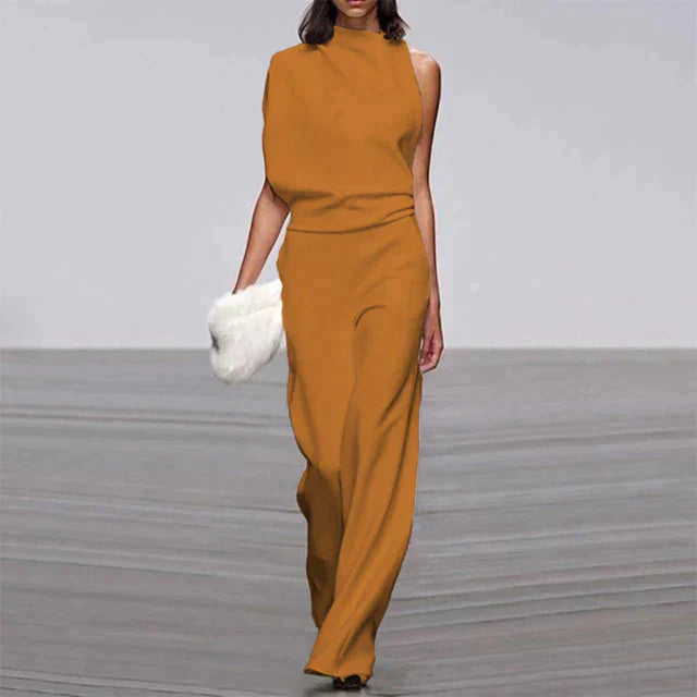 Kvinders Jumpsuit Uden Ærmer Moderne Design