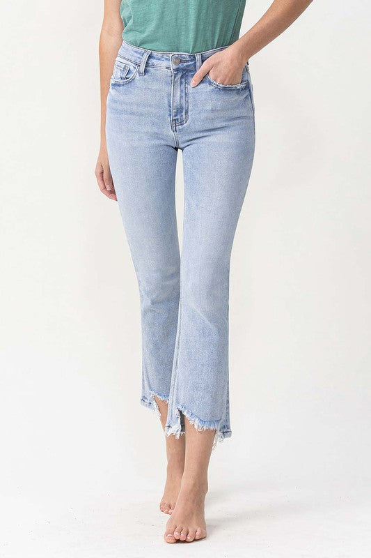Kvinders Kick Flare Jeans Høj Talje Denim