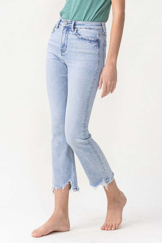 Kvinders Kick Flare Jeans Høj Talje Denim