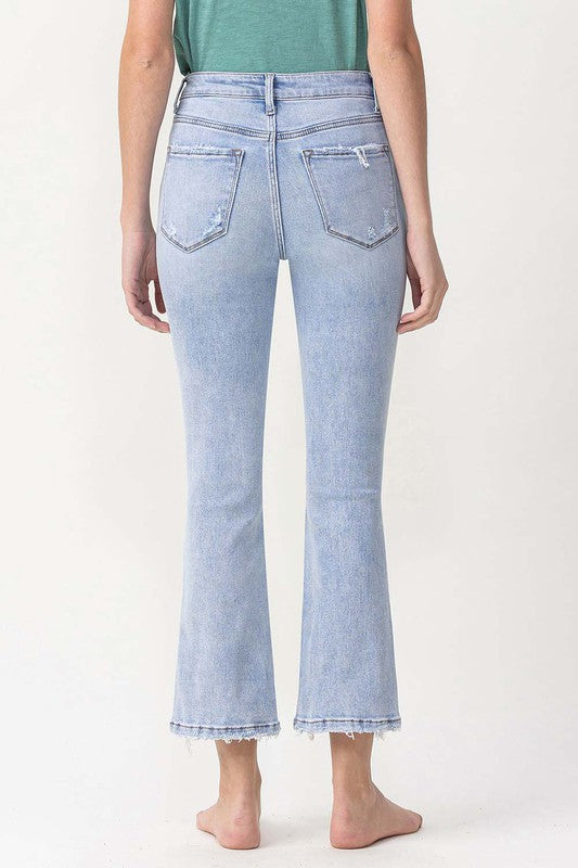 Kvinders Kick Flare Jeans Høj Talje Denim