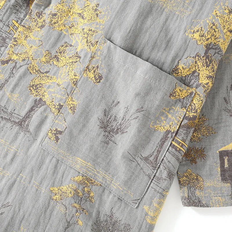 Kvinders Kimono Pyjamas Sæt Kunstnerisk Stil