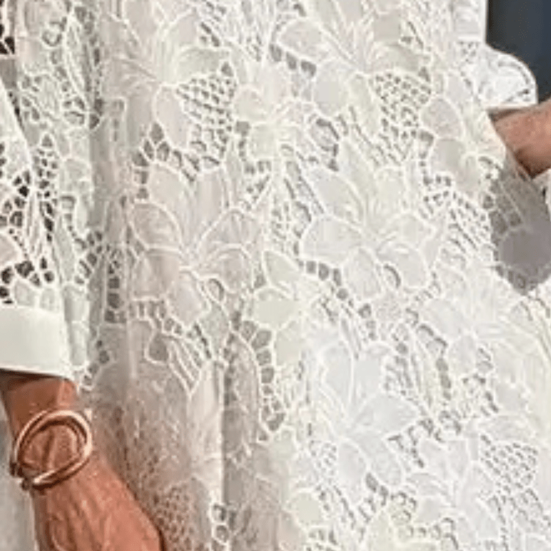Kvinders Kjole Blonde Tidløs Polyester