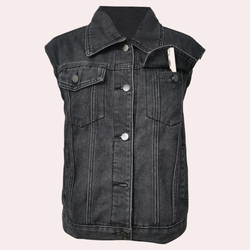 Kvinders Klassiske Denim Vest