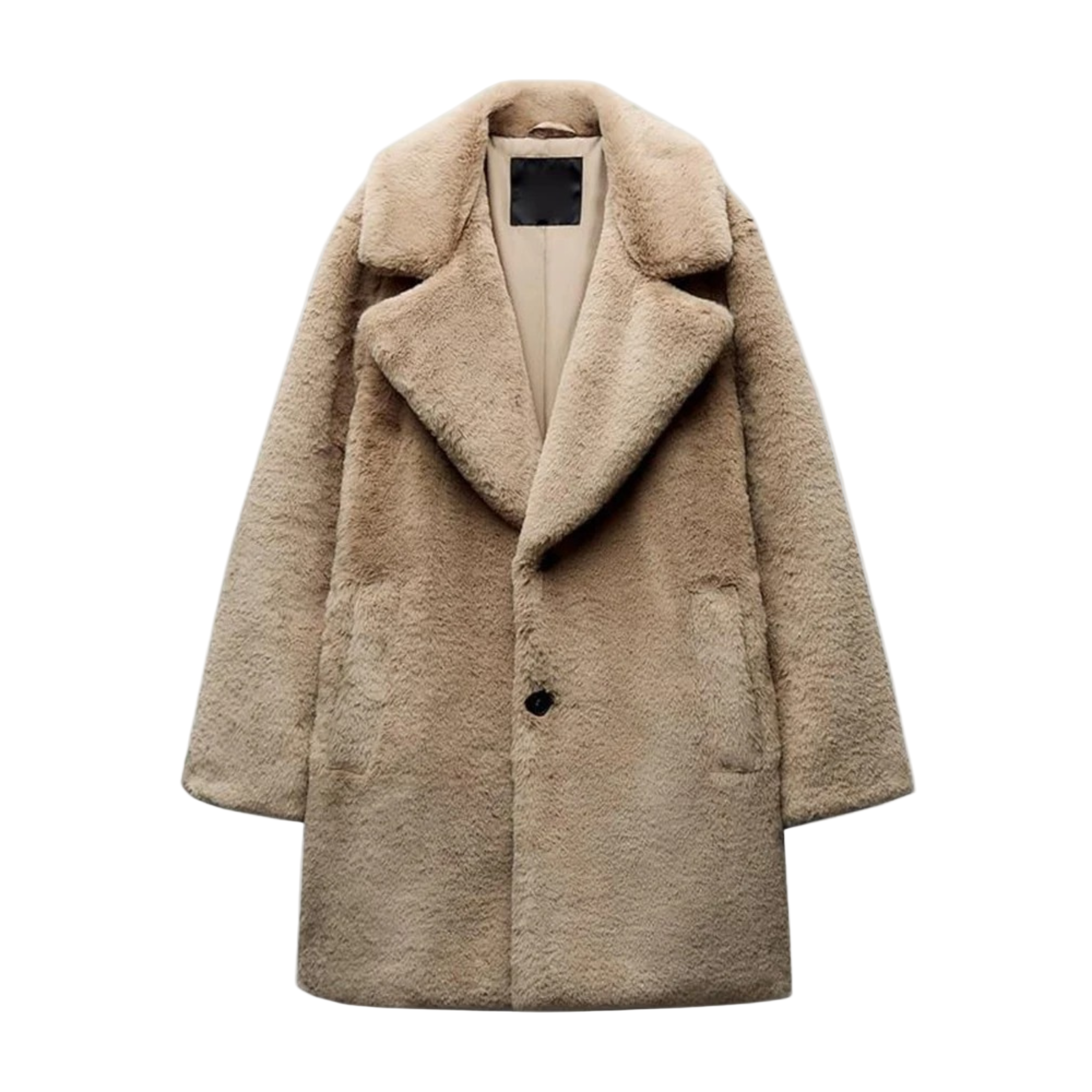 Kvinders Lang Frakke Oversized Pasform