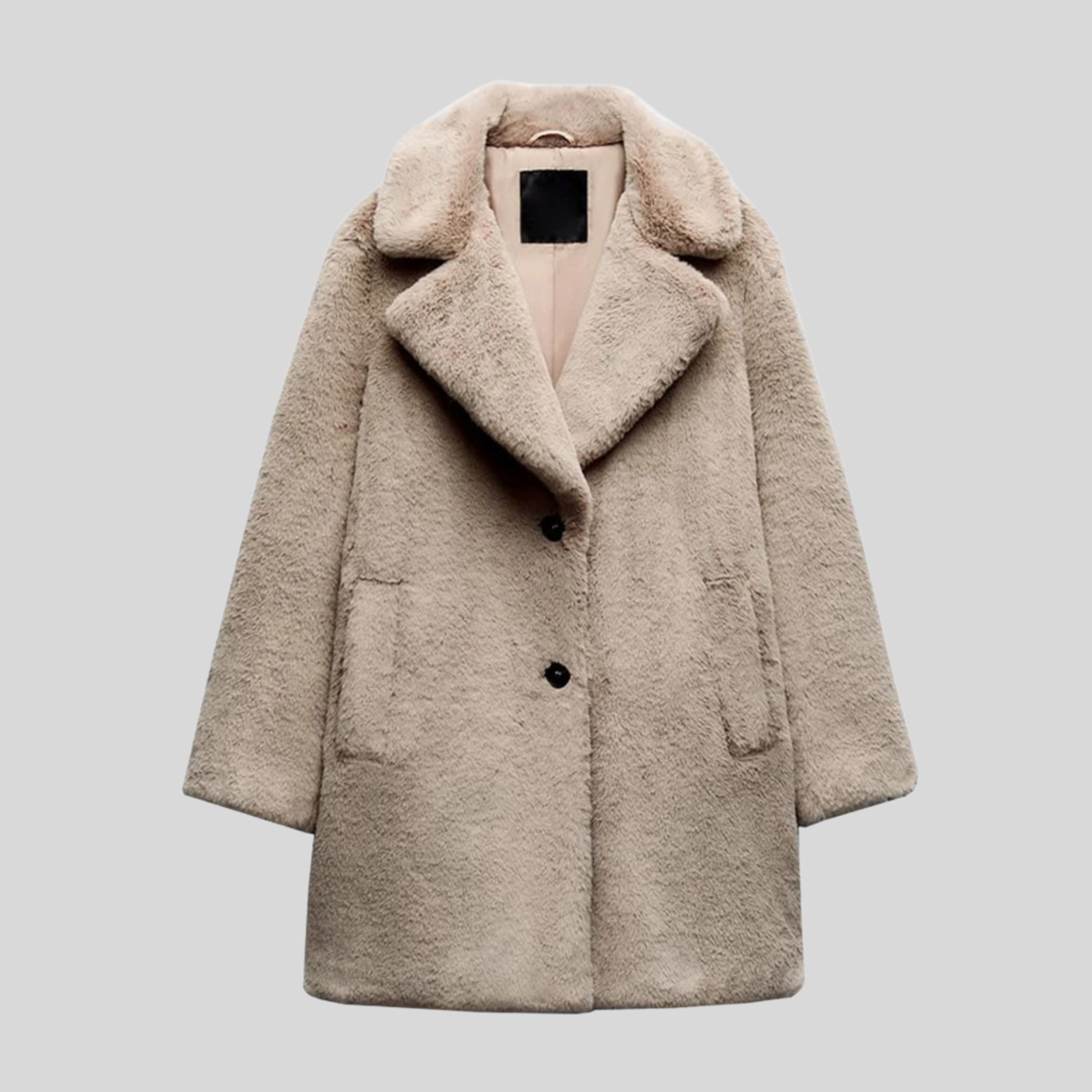 Kvinders Lang Frakke Oversized Pasform