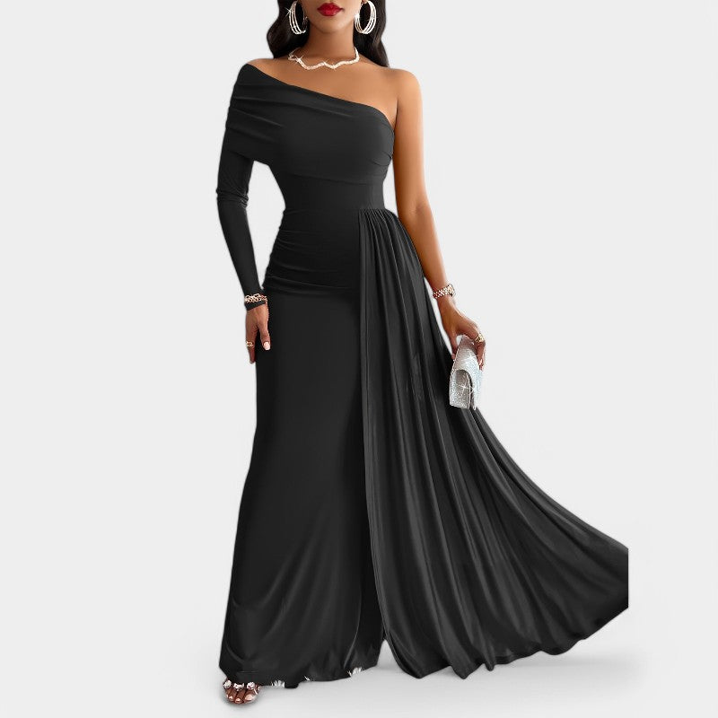 Kvinders Lang Kjole Strapless Polyester