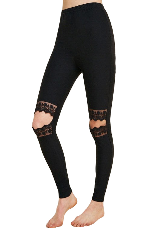 Kvinders Leggings Spidsudskæring Blødt Strækbart Stof
