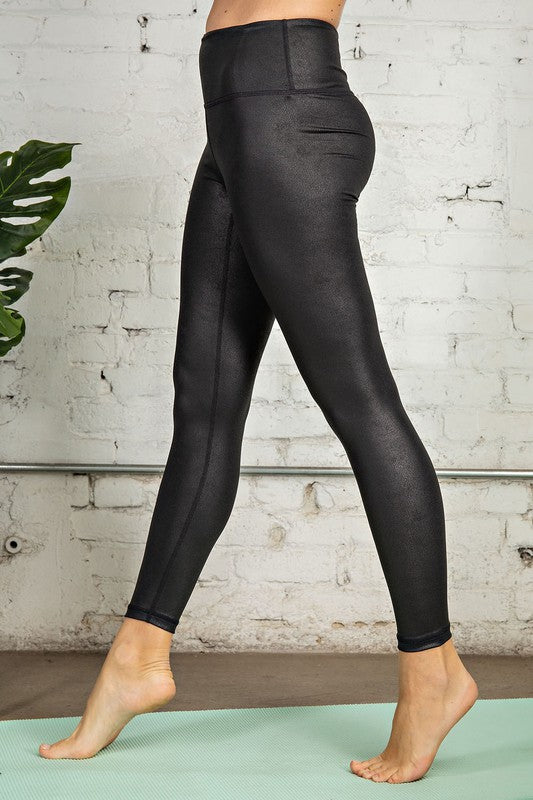 Kvinders Leggings i Blødt Chintz Materiale
