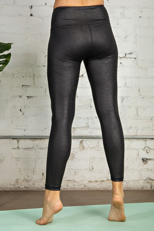 Kvinders Leggings i Blødt Chintz Materiale