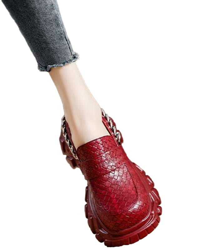 Kvinders Loafers med Splejsningsplatform