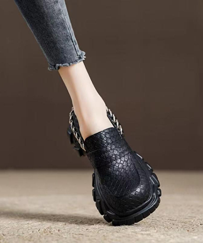 Kvinders Loafers med Splejsningsplatform