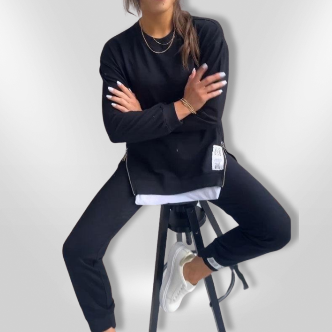 Kvinders Loungewear Sæt Oversized Sweatshirt og Joggers