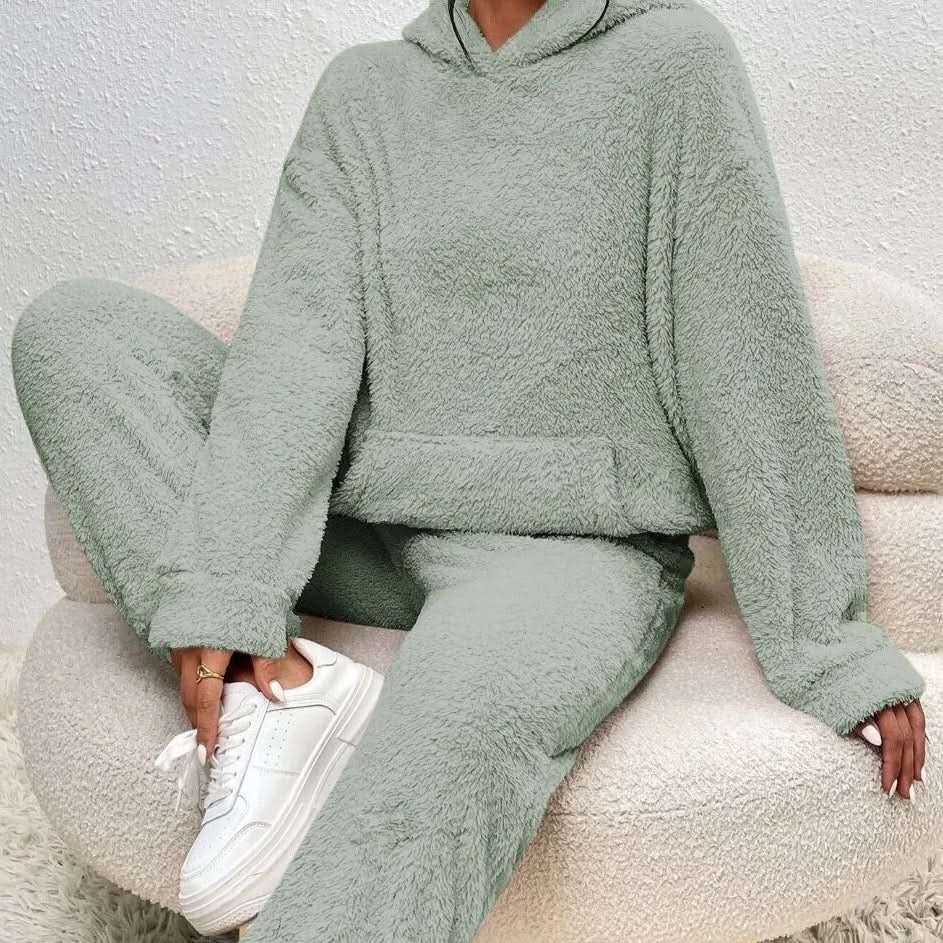 Kvinders Loungewear Sæt med Hætte