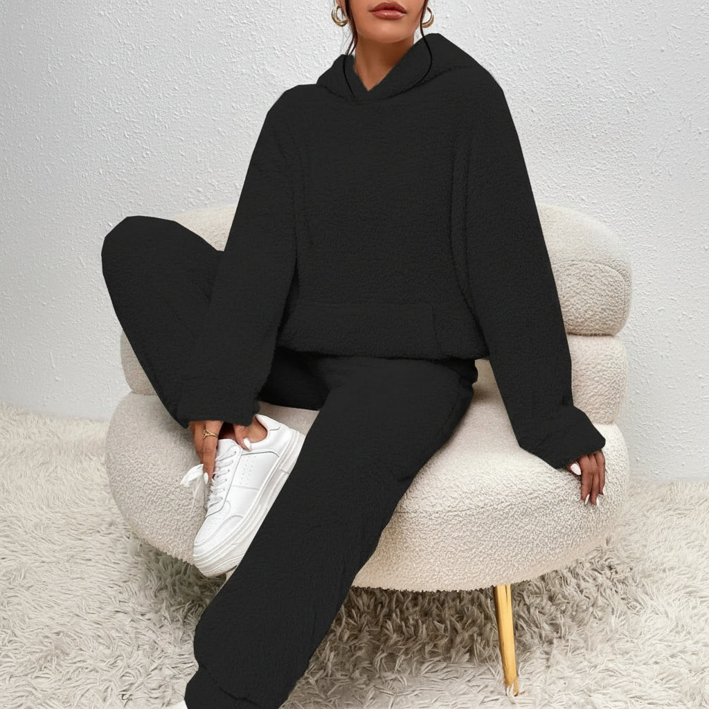 Kvinders Loungewear Sæt med Hætte
