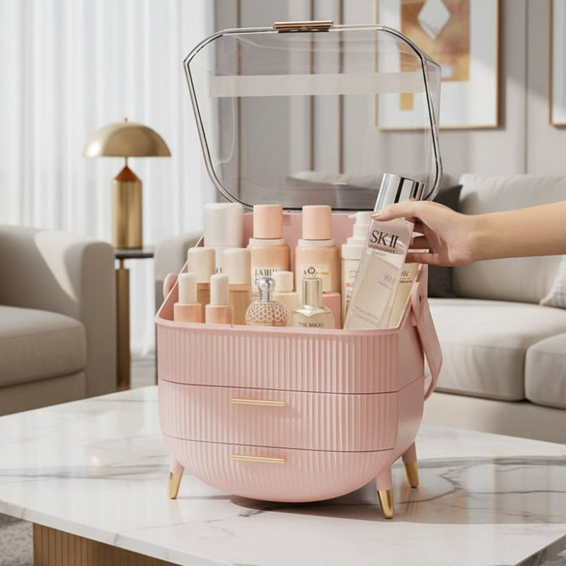 Kvinders Makeup Organizer Med Pladsbesparende Design