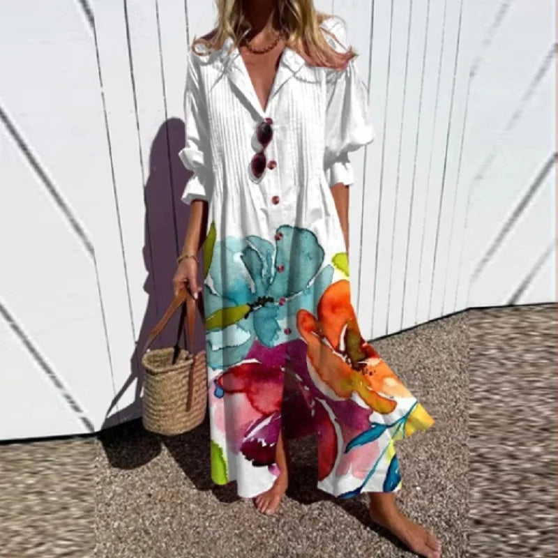 Kvinders Maxi Kjole Boho Stil