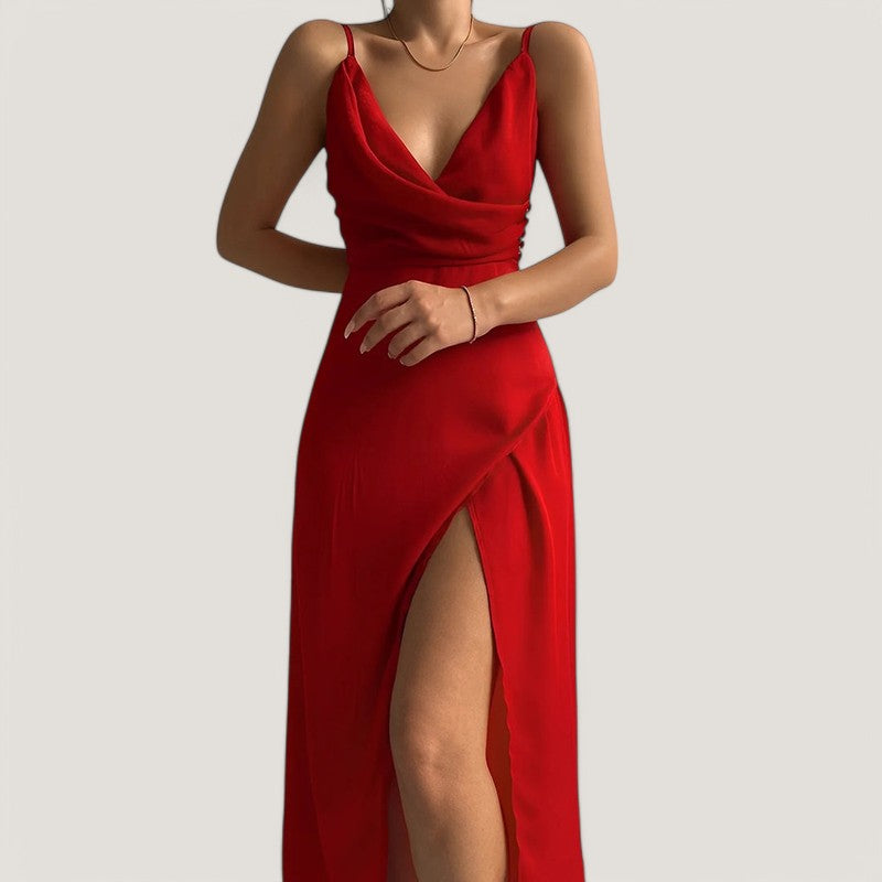Kvinders Maxi Kjole Elegant Design