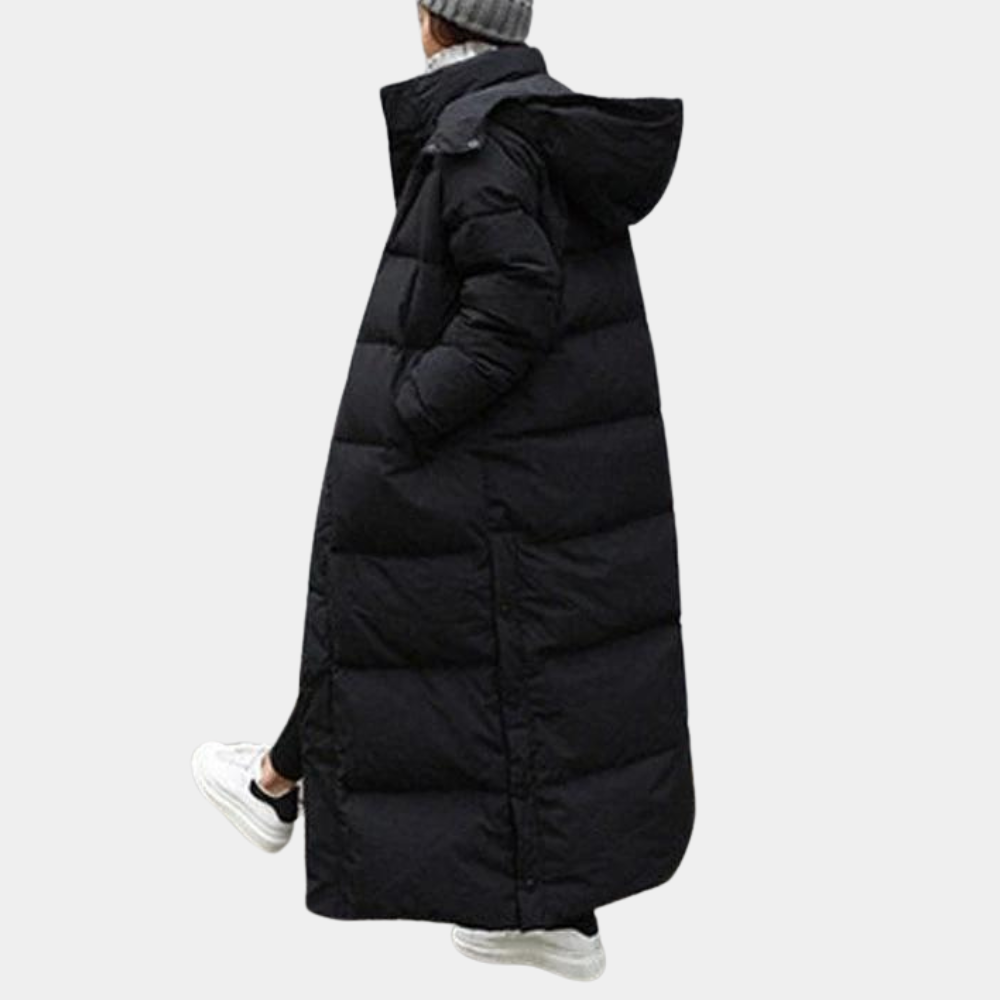 Kvinders Overdimensioneret Vinterfrakke Trendy