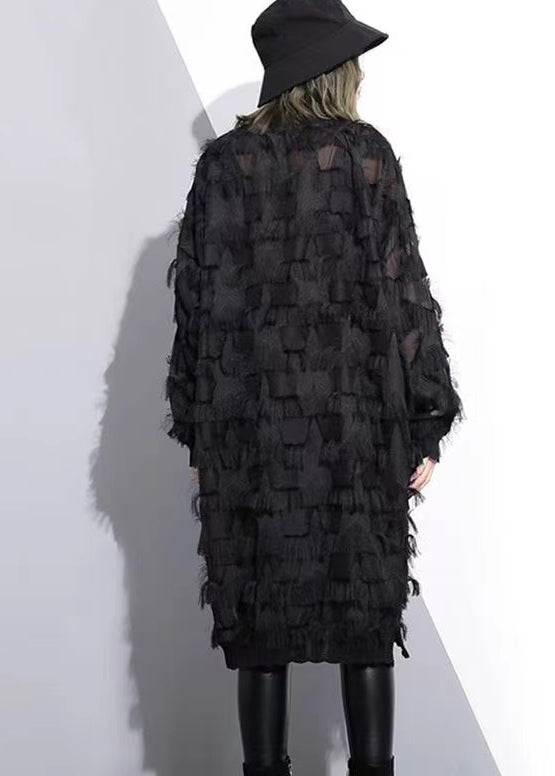 Kvinders Oversized Blondekjole med Kvast