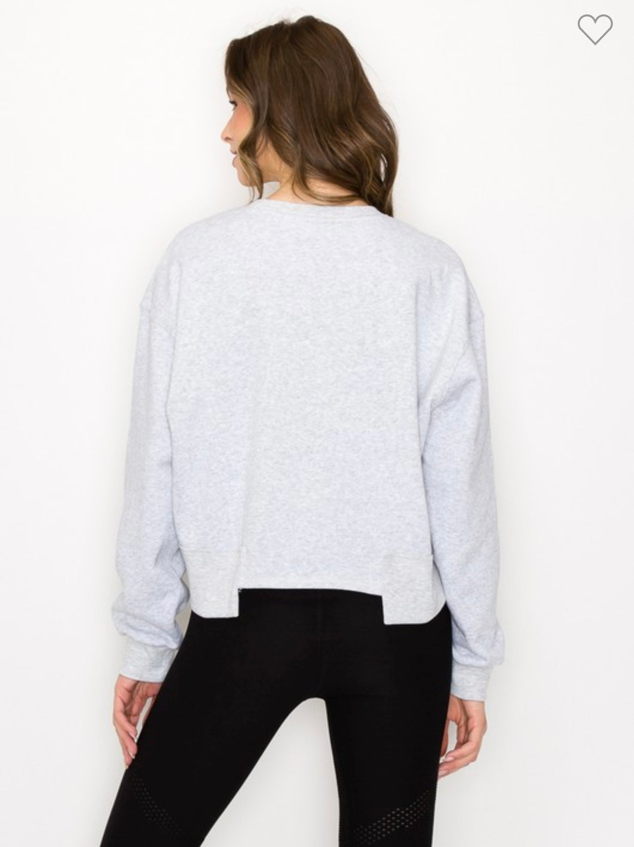 Kvinders Oversized Cropped Sweatshirt Blødt Stof