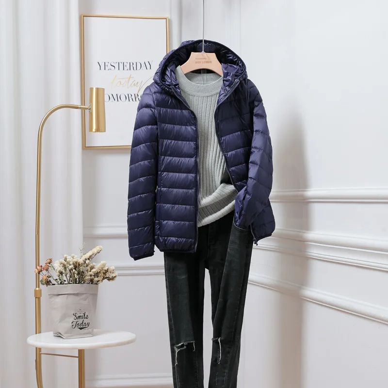 Kvinders Pufferjakke – Regular Fit – Ultralight Quilted