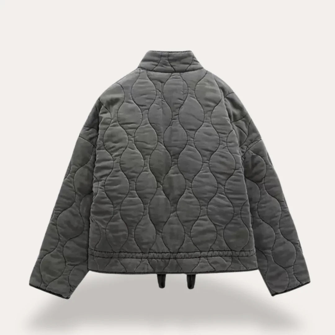 Kvinders Quiltet Jakke Stilfuld