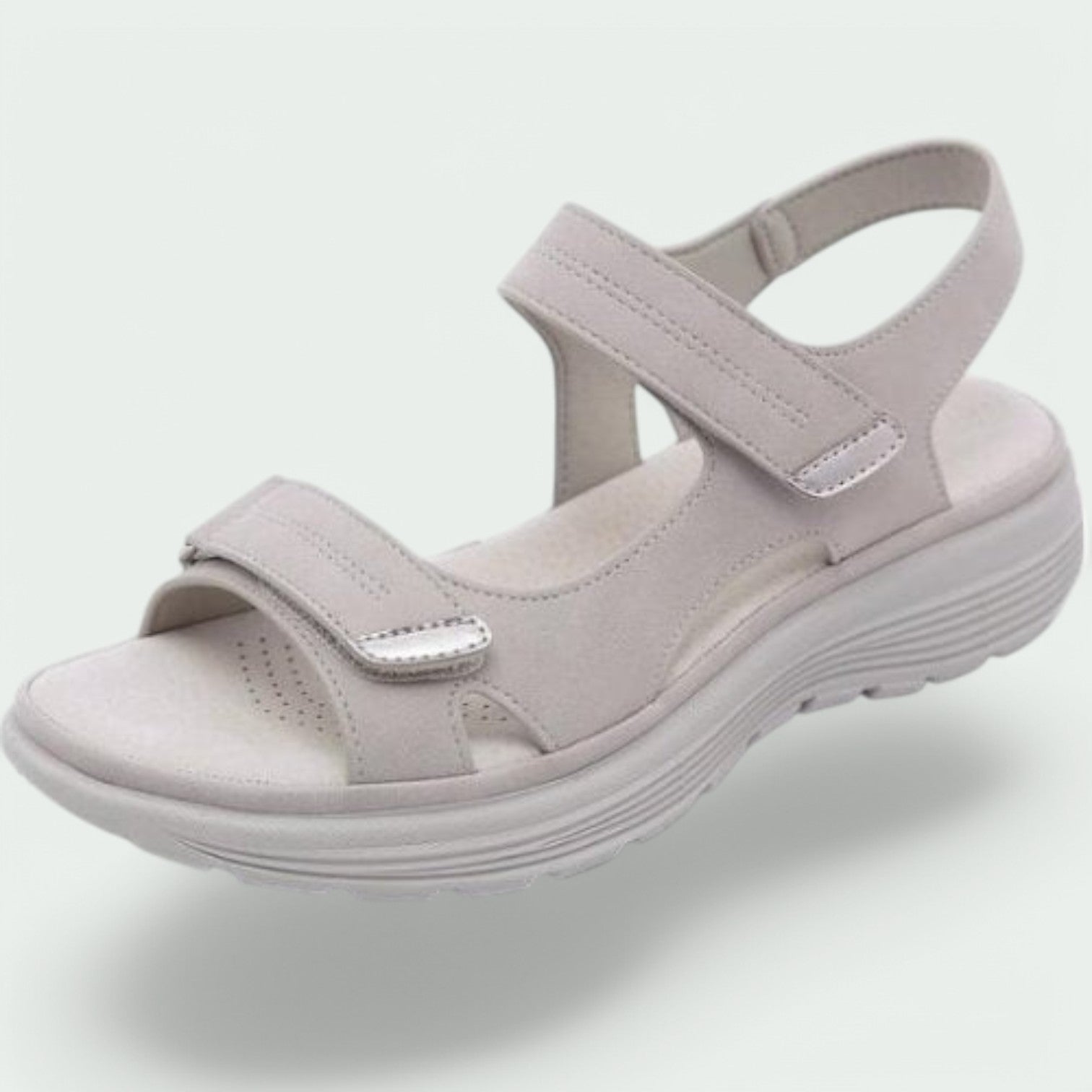 Kvinders Sandaler Justerbar Velcro Åndbart Gummi