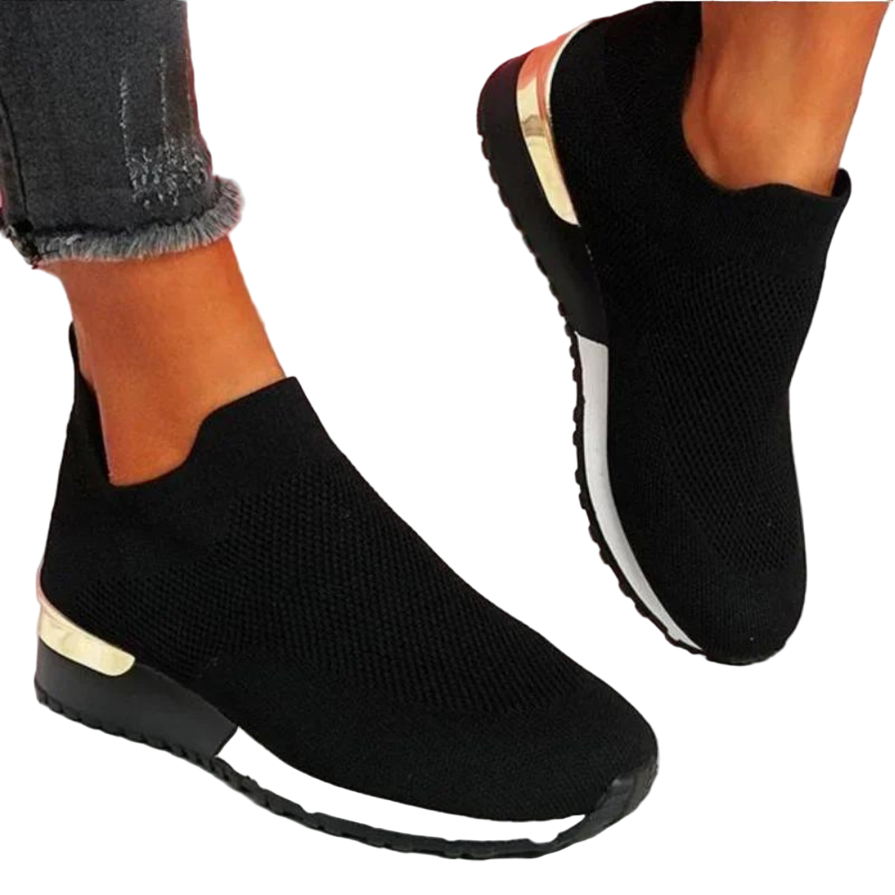 Kvinders Slip-On Sko i Åndbart Design