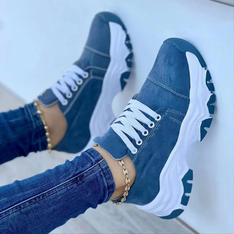 Kvinders Sportssneakers med Platform