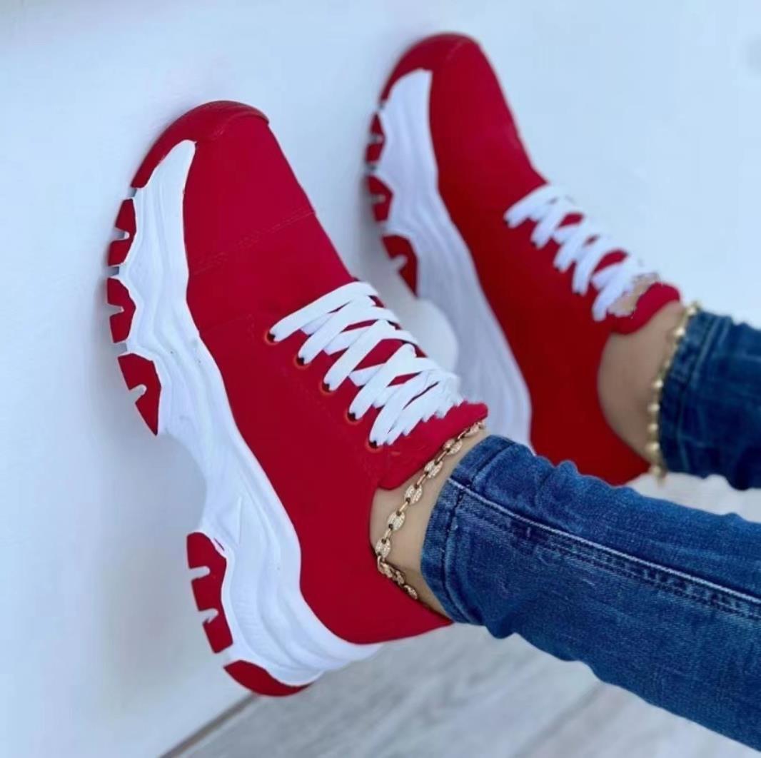 Kvinders Sportssneakers med Platform