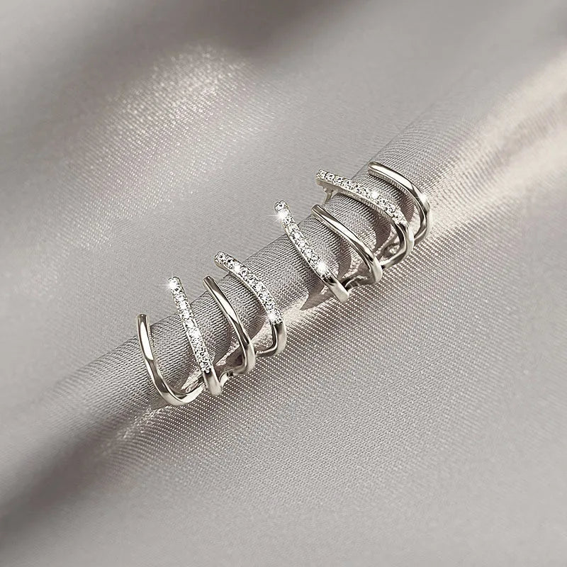 Kvinders Statement Øreringe Twist Design