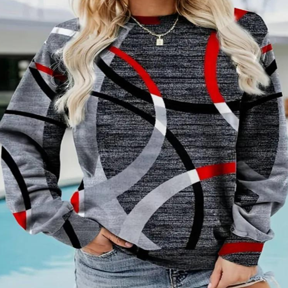 Kvinders Sweater Rummelig Blød Materiale