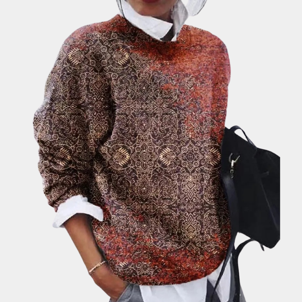 Kvinders Sweater Tidløst Design Komfortabel Pasform
