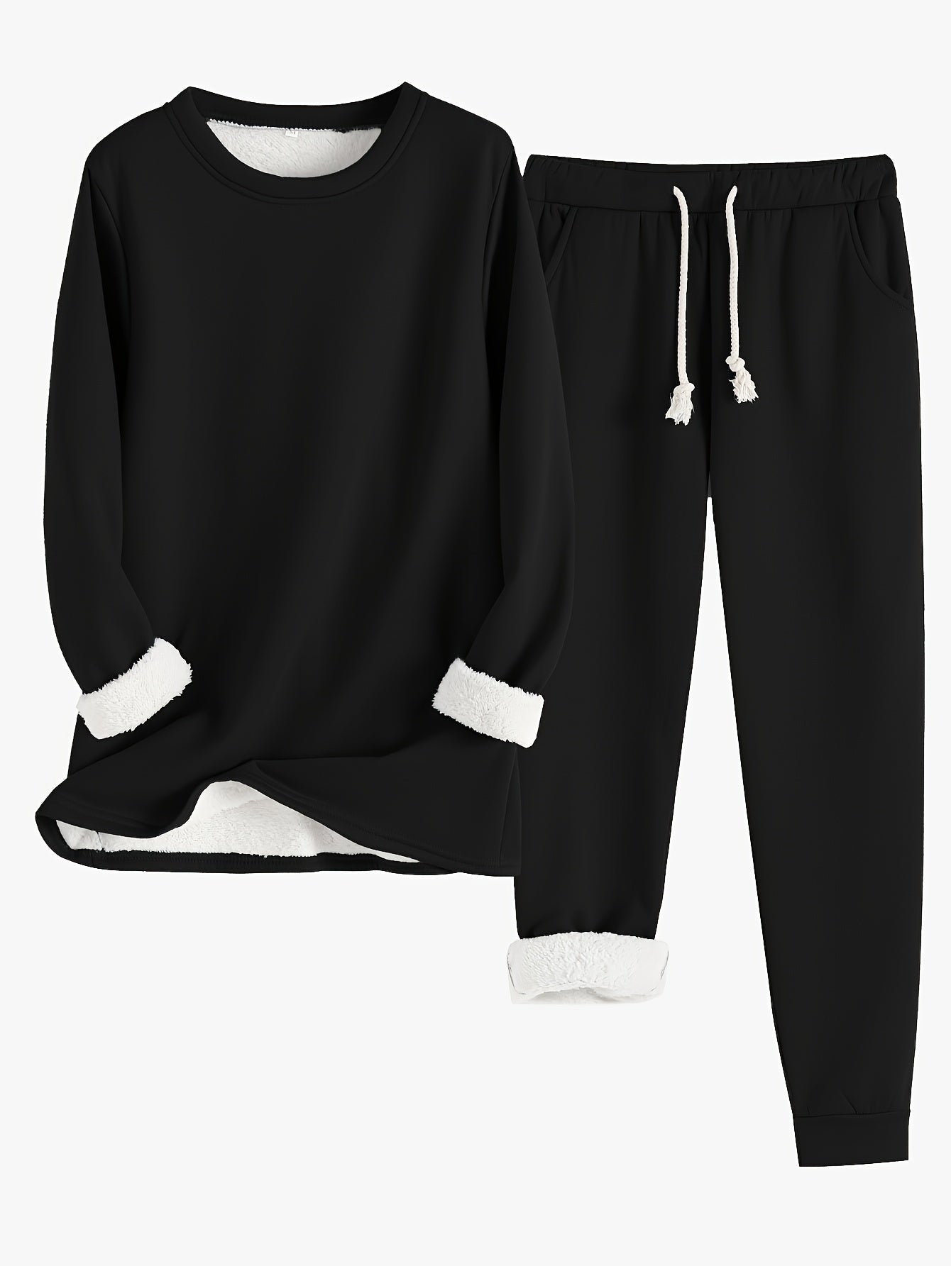 Kvinders Todelte Loungewear Sæt Afslappet Stil