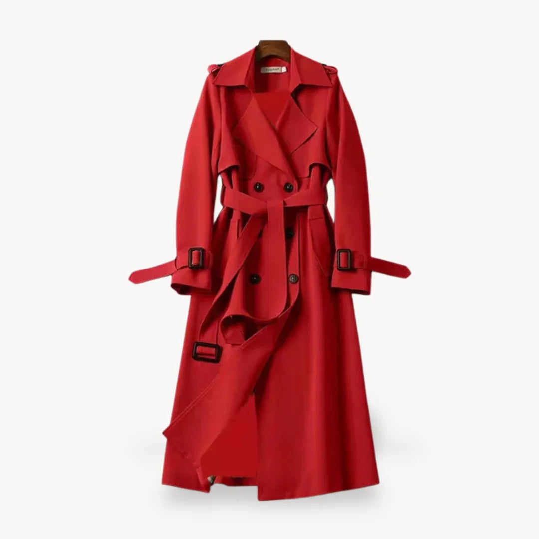 Kvinders Trenchcoat Jakke Klassisk Stil